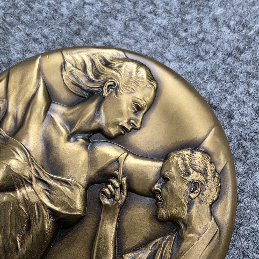 Vintage Brookgreen Gardens South Carolina Bronze Medal Sculpture 1999 Art - Picture 5 of 10